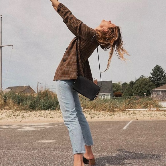 Madewell Caldwell Double-Breasted Blazer in‎ Mandell Plaid - Picture 5 of 12